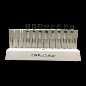 Instrumento de laboratorio Durable Multifuncional 10 agujeros Plástico Abs Blanco Esr Detector rápido Rack para bañera de recolección de sangre - Product Image 4