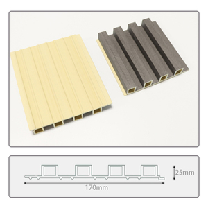Revêtement <span class=keywords><strong>mural</strong></span> extérieur en bois écologique de luxe, panneau décoratif résistant aux UV, revêtement <span class=keywords><strong>mural</strong></span> en WPC - Product Image 4