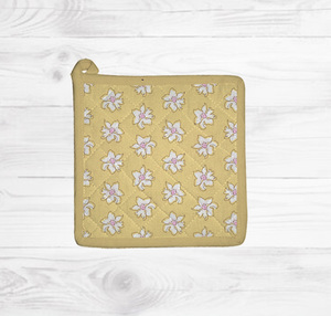 ผ้ารองหม้อคุณภาพส่งออก ผ้าฝ้ายพิมพ์ลายทอ สีพิมพ์ตามสั่ง ทนความร้อน ผู้ผลิตแผ่นรองครัว ขายส่ง - Product Image 3