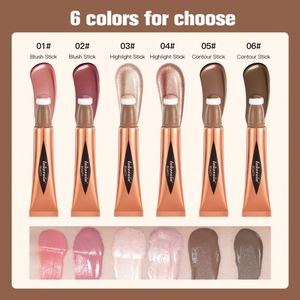 Vente en gros d'usine, bâton de contour blush illuminateur, longue durée, imperméable, prise en charge de la marque privée - Product Image 5