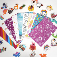 Set de Pegatinas para Diario Infantil, Set de Diario, Regalo de Cumpleaños para Adolescentes, Set de Papelería para Álbum de Recortes, 310x260x50mm