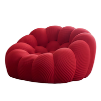 Le canapé modulaire de salon le plus vendu au monde, en tissu hautement élastique, confortable et enveloppé de tissu, modèle Pumpkin Chair