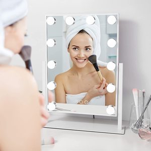 <strong>Light</strong> <strong>up</strong> Illuminated Cosmetic Sensor Switch Touch Screen Led Makeup Cosmetic <strong>Mirror</strong> Vanity <strong>Mirror</strong> - Product Image 2