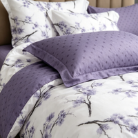 Parure de lit brodée, draps de lit en tissu, ensemble de literie de luxe, ensemble de housse de couette pour hôtel, parure de draps king size