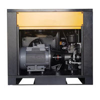 Compresseur d'air à vis monophasé à vitesse fixe 37KW 50HP à économie d'énergie avec PLC et fonctionnement silencieux