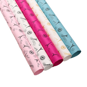 Papel de Regalo Impermeable con Diseño de la Torre Eiffel de <span class=keywords><strong>París</strong></span>, Suministros para Floristería - Product Image 5