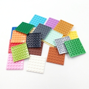 BLOCKMOC MOC Compatible 3958 STEM Educational DIY Plastic Building Block Baseplate 6X6 Plate Bulk <b>Toy</b> Parts Storage Accessories - Product Image 2
