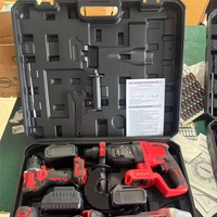 Ensemble d'outils électriques portables 5-en-1 sans balais OEM/ODM, perceuse à percussion multifonction sans fil à batterie lithium