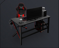 AILICHEN Ensemble table et chaise de jeu de bureau à domicile pour les amateurs de jeux