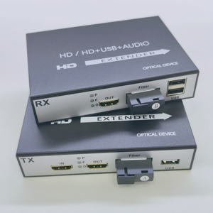 Prix Usine - Extenseur HDMI Fibre Optique 20KM - Transmetteur Récepteur Vidéo KVM Numérique HDMI vers Fibre - Product Image 2
