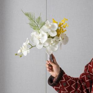 Suministros de Decoración para Bodas al por Mayor, Ramo de Flores Artificiales de Seda para Novia, Dama de Honor, Graduación y Pascua - Product Image 4