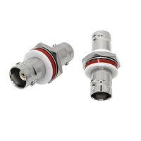 Connecteur BNC traversant femelle-femelle, adaptateur coaxial pour câble coaxial, pour caméra de sécurité CCTV