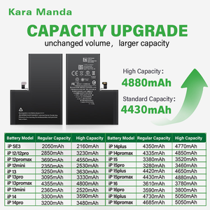 <span class=keywords><strong>แบ</strong></span><span class=keywords><strong>ต</strong></span>เตอรี่แท้ Kara Manda OEM สำหรับ <span class=keywords><strong>iPhone</strong></span> 16 Pro สภาพ 100% <span class=keywords><strong>แบ</strong></span><span class=keywords><strong>ต</strong></span>เตอรี่โทรศัพท์มือถือจากโรงงาน - Product Image 5