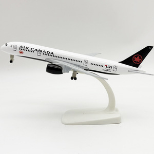 18cm エア・カナダ ボーイングB787 ドリームライナー ダイキャストメタル飛行機模型（ランディングギア付き） - Product Image 1
