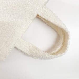 Bolsa de mano personalizable con logotipo, bolsillo con cremallera, cierre abierto, para compras. - Product Image 5