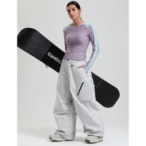 Pantalons de ski amples pour homme et femme, imperméables 15K 10K, respirants, 3 poches, pour le ski et les sports de neige - Product Image 2