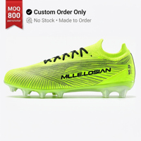 Chaussures de football avec logo personnalisé, fournisseur OEM de chaussures de football, chaussures de football légères unisexes