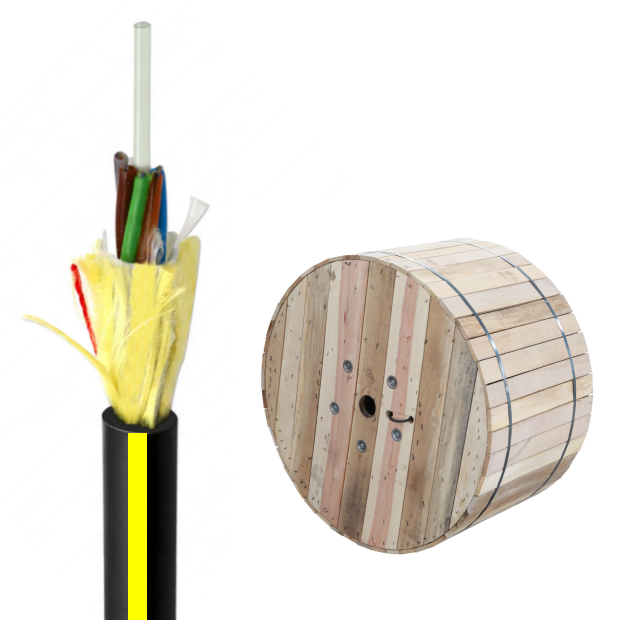 Factory Sale YOFC Aerial Optical Cable Fibra Optica ADSS 4 6 8 12 Hilos 24 48 96 Core Outdoor Fiber Optic Communication Cable