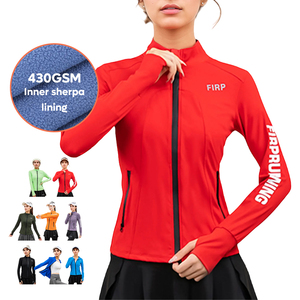 Sudadera deportiva con cremallera y protección UPF con detalles de agujeros para los pulgares y tecnología de carcasa blanda para unisex - Product Image 5