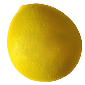 Boule de citron Anti-Stress, en mousse PU personnalisée, avec Logo, g