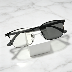 Lunettes de lecture <span class=keywords><strong>progressives</strong></span> multifocales pour hommes, en fibre de carbone et métal, fabriquées à la main, avec verres anti-lumière bleue - Product Image 1