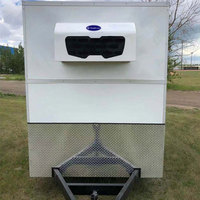 Refrigerador monofásico de 220-240V, refrigerador móvil pequeño para camión, cuerpo de remolque, Coldroom