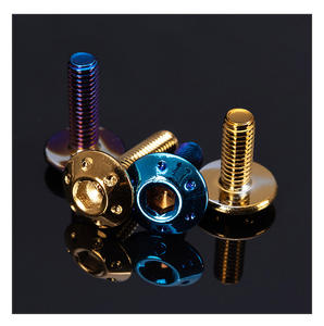 Accessoires de moto, bouton de frein en titane brûlé, vis hexagonale Y15ZR, accessoire décoratif hexagonal à six trous - Product Image 6