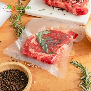 Food Grade Sous Vide Bags Beef Jerky Packaging Bags Vacuum Seal Frozen Pie Packaging For Frozen Food