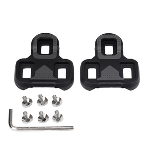 Pédales de vélo de route en plastique à verrouillage automatique 0/4,5/9 degrés, compatibles avec les chaussures de cyclisme à clips, système durable à roulements - Product Image 1