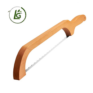 Legend, <span class=keywords><strong>cuchillo</strong></span> de pan de masa fermentada personalizado, <span class=keywords><strong>cuchillo</strong></span> de arco de pan de madera de 16 pulgadas, rebanador de corte con sierra de acero inoxidable Premium para <span class=keywords><strong>Cocina</strong></span> - Product Image 1