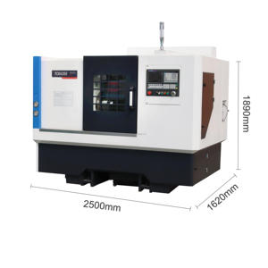 Tour CNC horizontal de haute précision pour le tournage des métaux / Centre de tournage CNC TCK6350 pour usines de moyenne capacité - Product Image 2