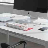 Multiprise électrique avec 4 prises, 2 ports USB-A, câble de 5 m, protection contre les surtensions, IP20, interrupteur marche/arrêt