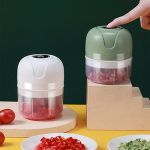 250ml Mini Garlic Masher Machine Portable USB Charging Ginger Vegetable Cutter - Product Image 2