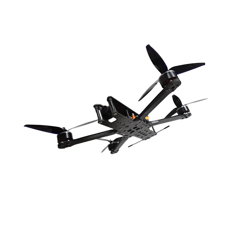 FPV Drone 7 inç yük 2-3.5kg araya DIY RTF verici ELRS alıcı çerçeve FPV Drone kiti ile 150mm anten