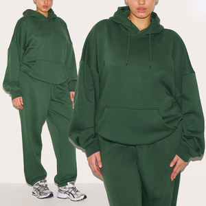 Sweat-shirt à capuche d'hiver KingSen 100% coton, personnalisé, respirant, surdimensionné, unisexe, en molleton français, doux, épais, brodé - Product Image 1