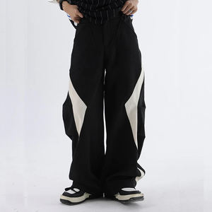 Salopette à <span class=keywords><strong>grande</strong></span> poche pour homme <span class=keywords><strong>Pantalon</strong></span> de <span class=keywords><strong>jogging</strong></span> <span class=keywords><strong>Pantalon</strong></span> droit <span class=keywords><strong>Pantalon</strong></span> large - Product Image 3