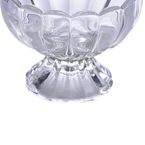 Bol et tasse en verre pressé écologiques très demandés pour crème glacée, jus de fruits, desserts - Cadeau d'affaires - Product Image 4