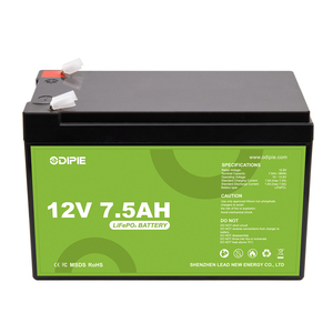 Batterie au lithium LFP longue durée de vie CE 12V 7Ah 7.5Ah 8Ah 9Ah pour alarme, alimentation de secours UPS, système d'éclairage d'urgence - Product Image 1