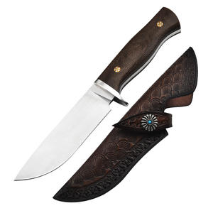 Couteau de chasse Mitaca Handle 390 en acier à haute dureté, couteau de survie en plein air, couteau de défense personnelle, portable pour la survie en milieu sauvage - Product Image 1
