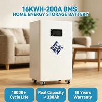 Batterie au lithium-ion LiFePO4 pour stockage d'énergie domestique et agricole 16kW 51.2V 314Ah 16kWh 20kWh 30kWh Magazyny Europa 15kWh 48V