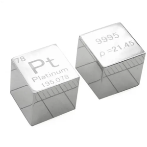 Cubo de Platino de Alta Pureza (99.5%), Lingote de Platino, Cubo de Platino - Product Image 2