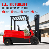 Chariot élévateur électrique compact de 2 tonnes à faible consommation d'énergie, certification CE ISO, 4 roues, haute qualité, vente à prix réduit