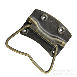 มือจับเฟอร์นิเจอร์ A34 เหล็กแบน แบบดั้งเดิม สำหรับตู้และกล่อง - Product Image 4