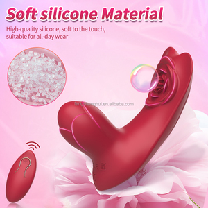 Женские вибраторы-трусики с дистанционным управлением в форме розы, стимулятор клитора, секс-машина, товары для взрослых, женский мастурбатор, интимные секс-игрушки - Product Image 5