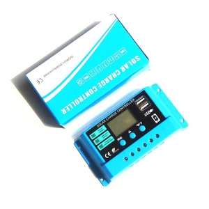 Masuyoshi Mitsu Solar <b>Charge</b> Controller 10A 20A 30A 40A 50A 60A LCD Display 12V 24V <b>Adaptive</b> PWM - Product Image 2