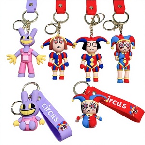 Vietnamese Brand Custom <b>Anime</b> Amazing Digital Printing 3D Rubber Cartoon Character Light <b>Keychain</b> Figure Toy Birthday Wedding - Product Image 2