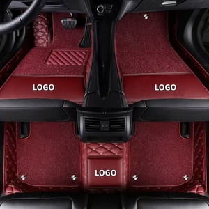 Tappetini Auto in Pelle Personalizzati, Tappeti Antiscivolo per Auto, Tappetini Auto a Doppio Strato - Product Image 1