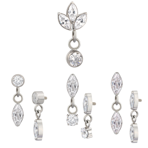 Novedad de Fábrica al por Mayor: Joyería de Titanio para Piercings Corporales, Pendiente Labret de Rosca Interna 16G, Anillo para Oreja, Pendiente Helix - Product Image 3