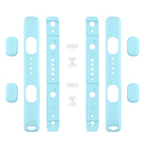EXtremeRate Heaven Blue DIY Replacement Shell Custom Controller Wrist Strap Housing Buttons for Nintendo <b>Switch</b> & <b>Switch</b> OLED - Product Image 2
