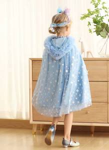 Nuevo Estilo de Capa de Princesa Elsa para Disfraz de Cosplay, Elegante y Bonita Capa para Niñas - Product Image 4